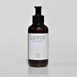 body milk organic LOVOR COSMETICS